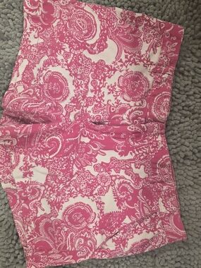 Joe's Jeans Pink and White Paisley Print Women's Shorts